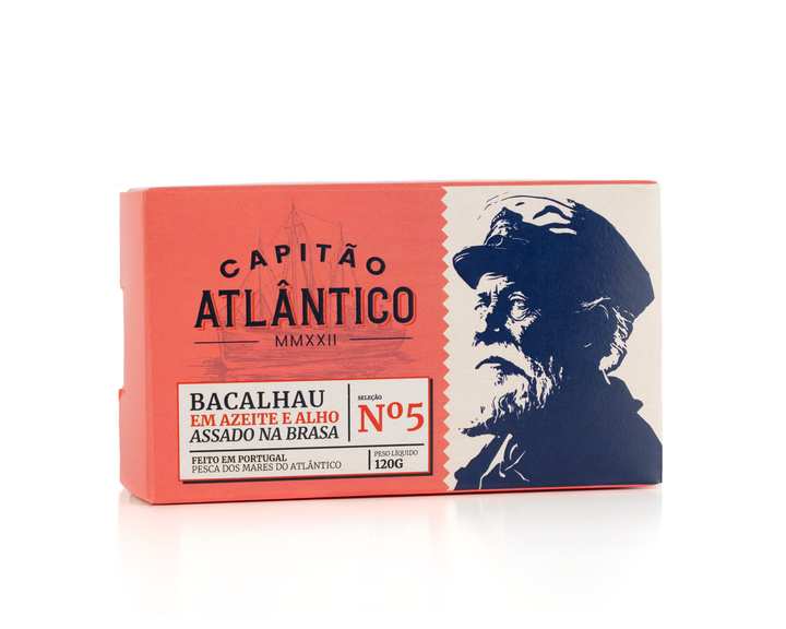 Codfish in Olive Oil and Grilled Garlic by Capitão Altêntico