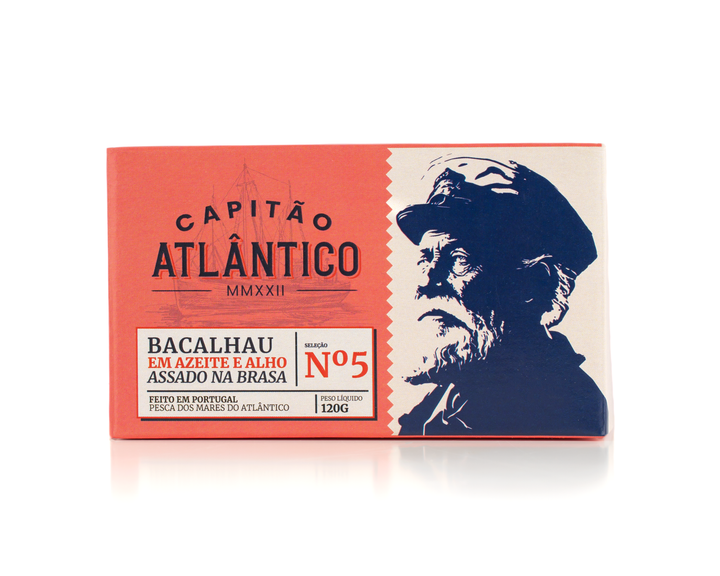 Codfish in Olive Oil and Grilled Garlic by Capitão Altêntico